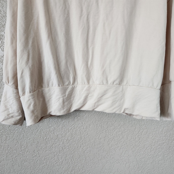 BB Dakota Steve Madden Long Sleeve Oversized Shirt Cream Size M - Picture 8 of 10